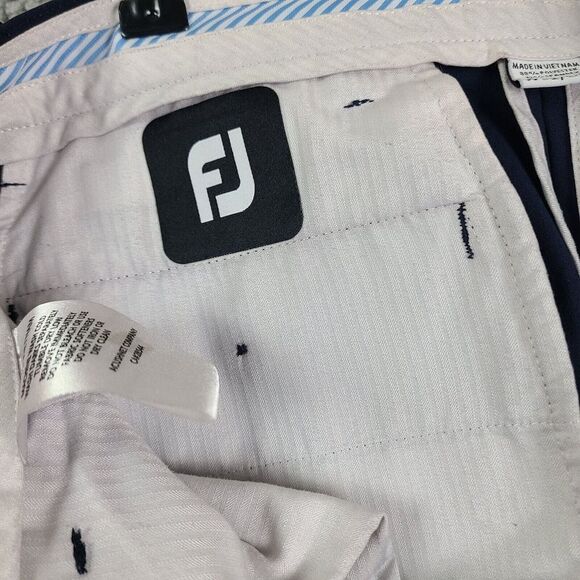 FootJoy FJ Performance Athletic Fit Golf Pants Golfing Mens Sz 32 X 30 Navy Blue - Picture 5 of 7